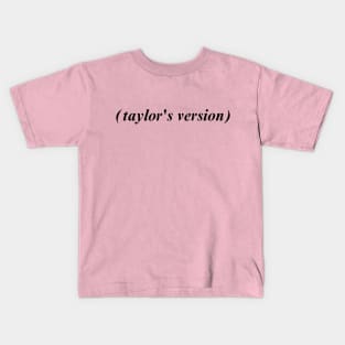 taylor's version Kids T-Shirt